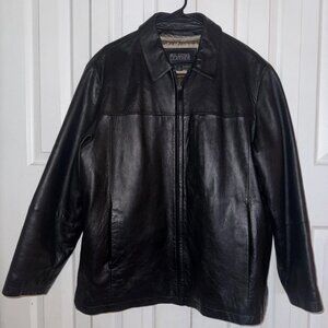 Wilsons Leather Pelle Studio Thinsulate Ultra Black Coat Men's Jacket